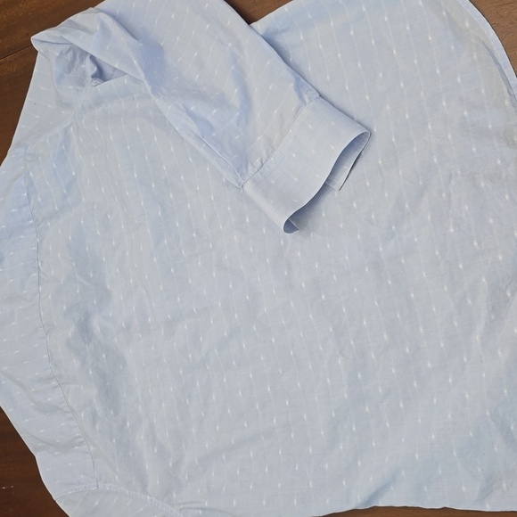 A/X ARMANI EXCHANGE Light Blue Men's M Shirt light Blue Long Sleeve - Picture 7 of 7